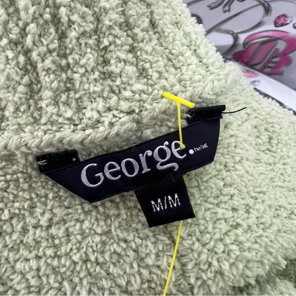 George sweater fuzzy teddy soft loungewear pullover vneck cozy warm teddy π§Έ - Picture 8 of 9